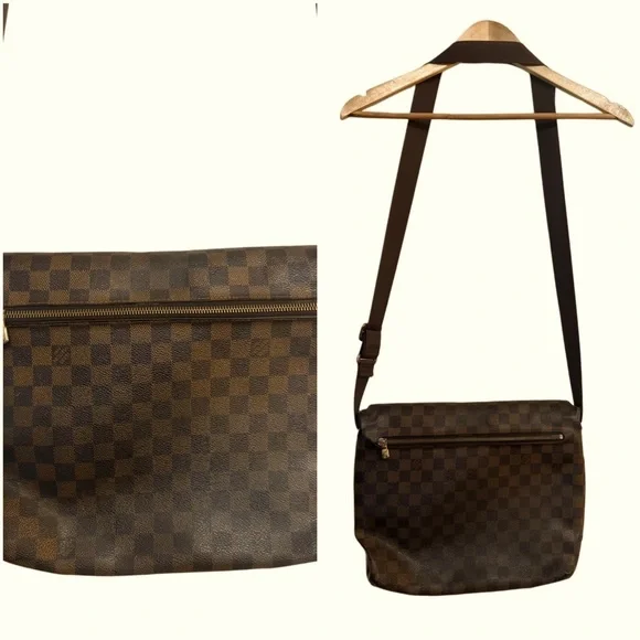 Louis Vuitton Damier Ebene Brooklyn Canvas Bag—2008 France - Picture 7 of 16